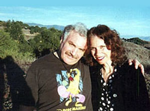 age 50, with Barbara at Meher Mount