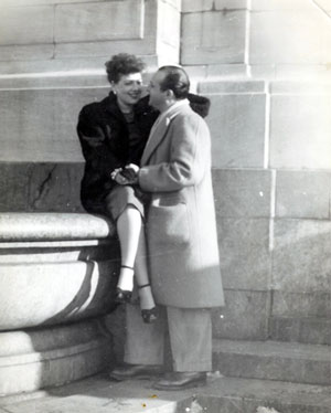 mother and dad in New Y ork City in 1947 or 1948