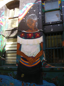 chiapas woman, City Lights mural