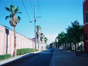 El Paso, near the station