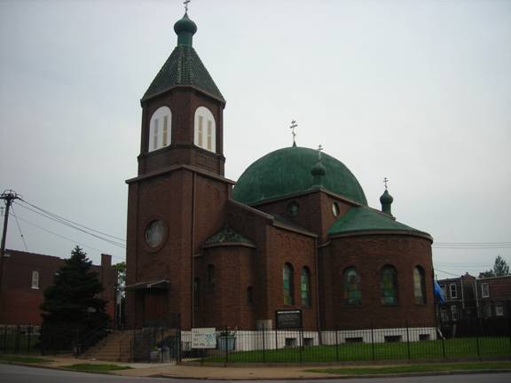 Eastern style church, downtown on Gravois