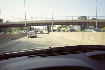 traffic on the Kennedy Expressway