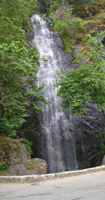 bridal falls, route 50, california sierras