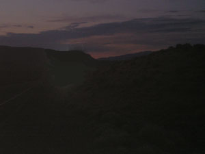 desert sunrise scene