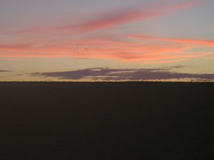 desert sunrise