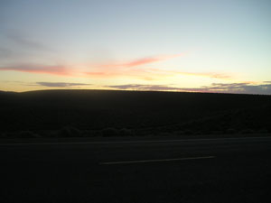 desert sunrise