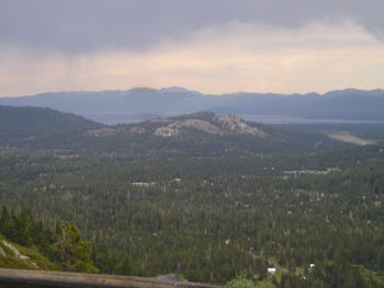 vista coming into lake tahoe