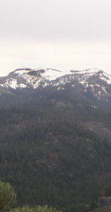 snowcovered peaks above lake tahoe