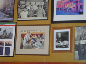 Ferlinghetti, wall pic, Trieste