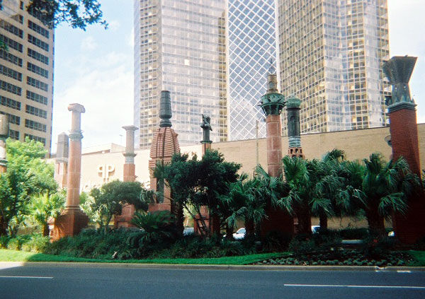 cancer survivor's plaza, Loyola Steet, New Orleans