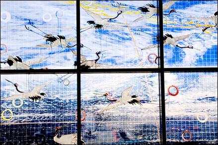 Crane Window, Oakland Airport