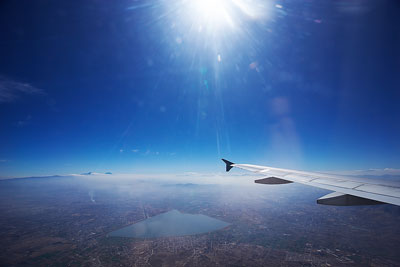 shot out a plane window