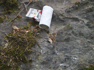 marlborough box & t.p. roll, "in the wild"